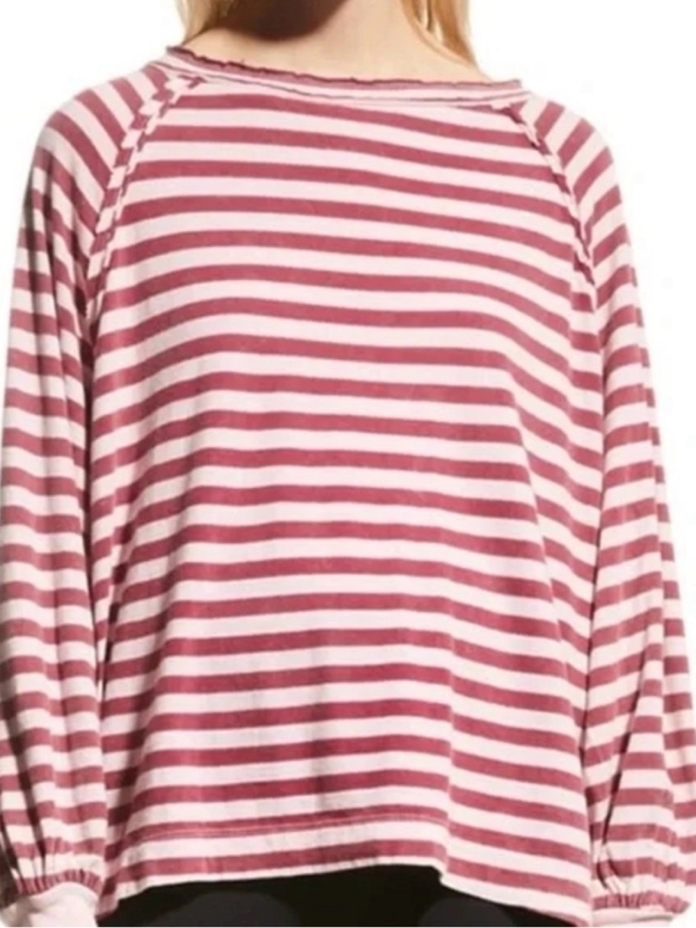 FP Movement by Free People Striped Long Sleeve Top